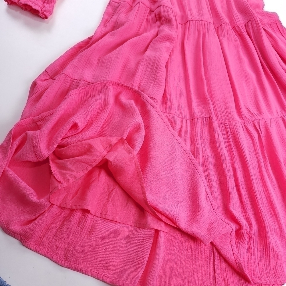 🔴 Loft Pink Maxi Dress Size S - Picture 12 of 14